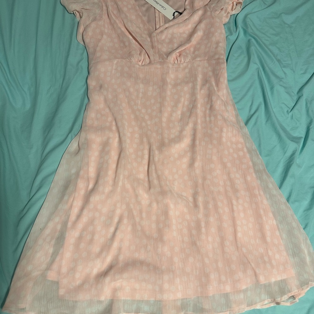Calvin Klein Pink Midi Dress